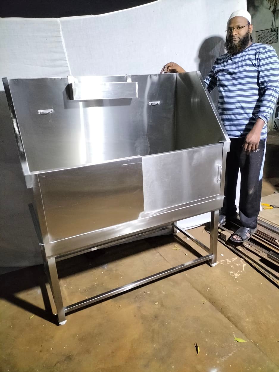 Stainless Steel Dog Bathing Tub Manufacturer