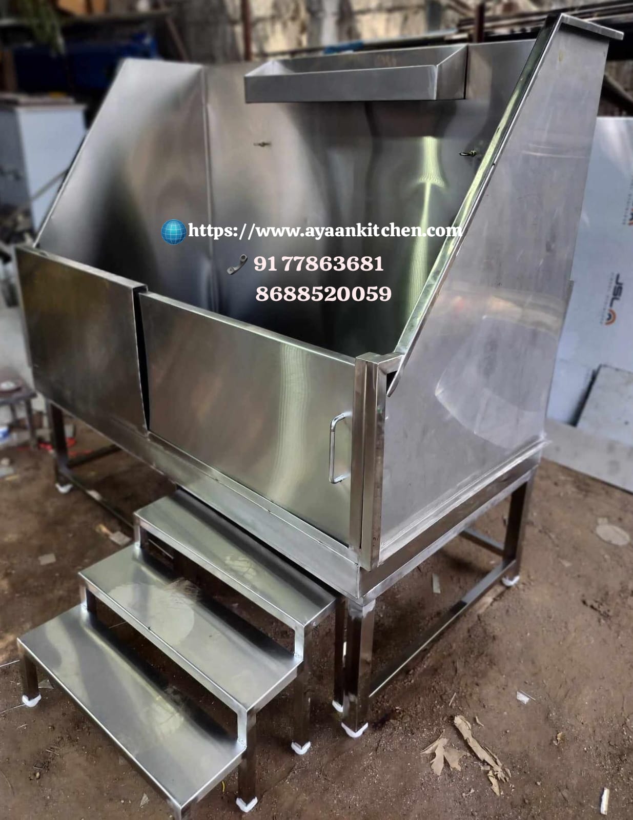 Stainless Steel Dog Bathing Tub Manufacturer