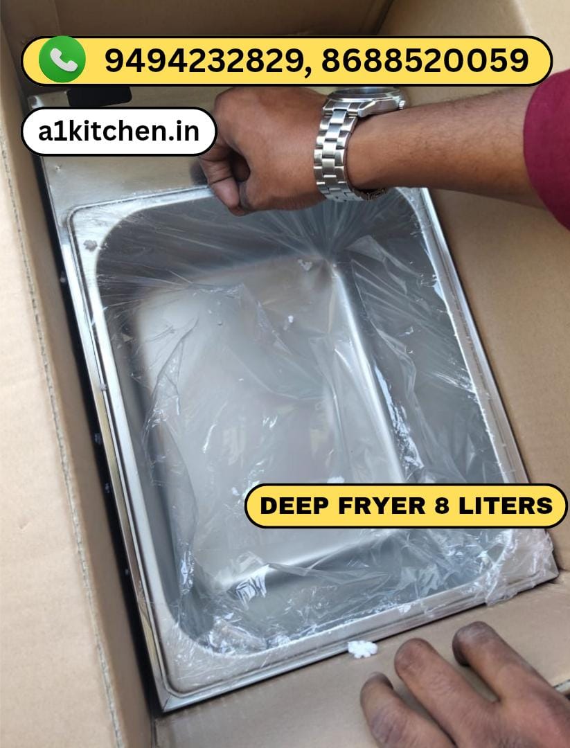 Stainless Steel Electrical Deep Oil Fryer 8 Liters
